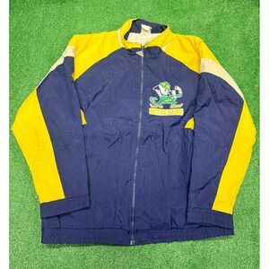 Vintage 90s Apex One University of Notre Dame Midweight Jacket Zip up